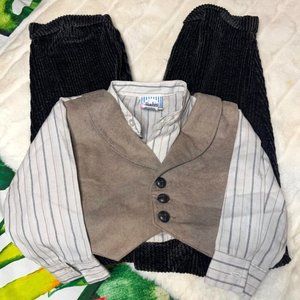 Baby Togs Vintage 24 Months Boys One Piece Corduroy Vest Special Occasion Outfit